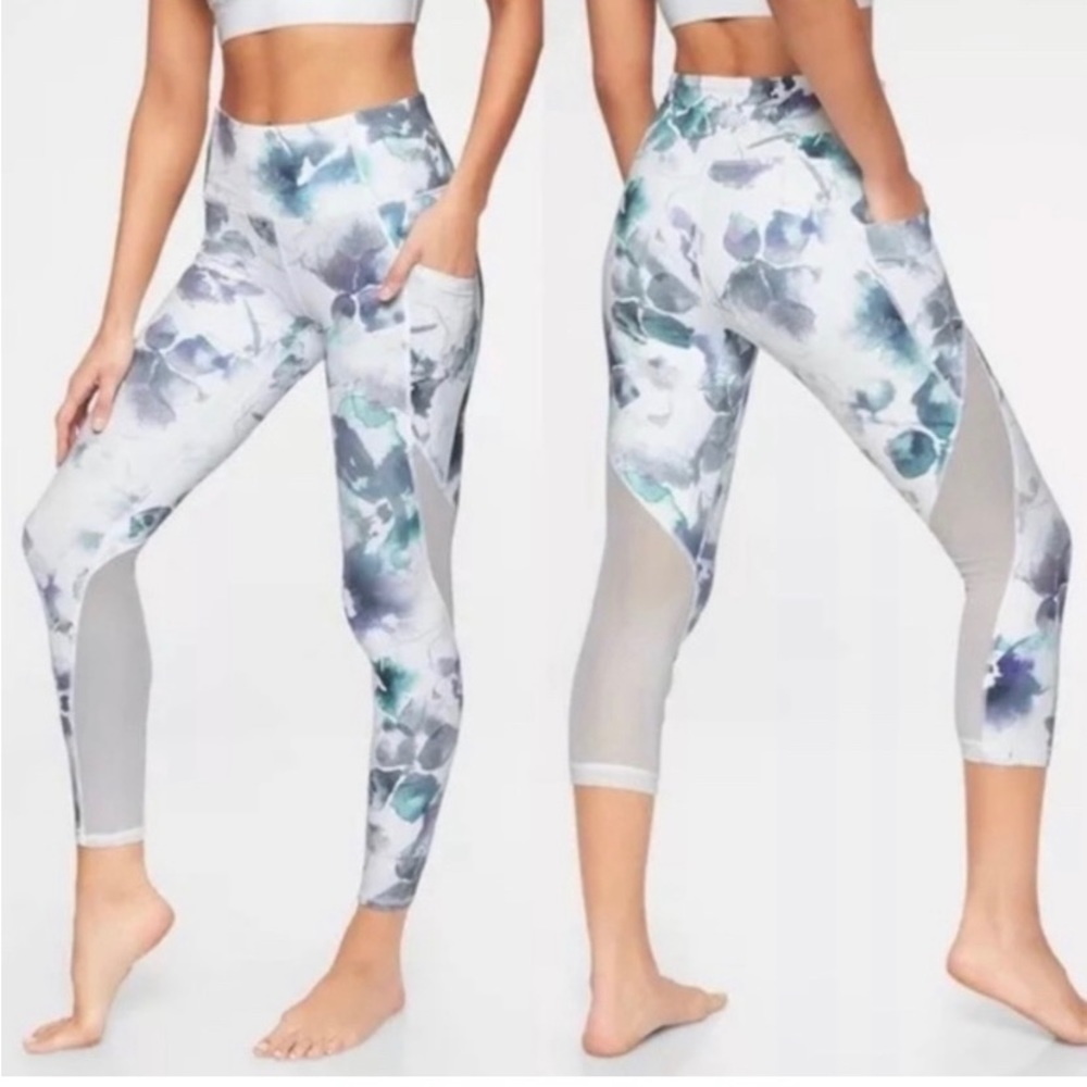 Athleta Floral Mudra Leggings